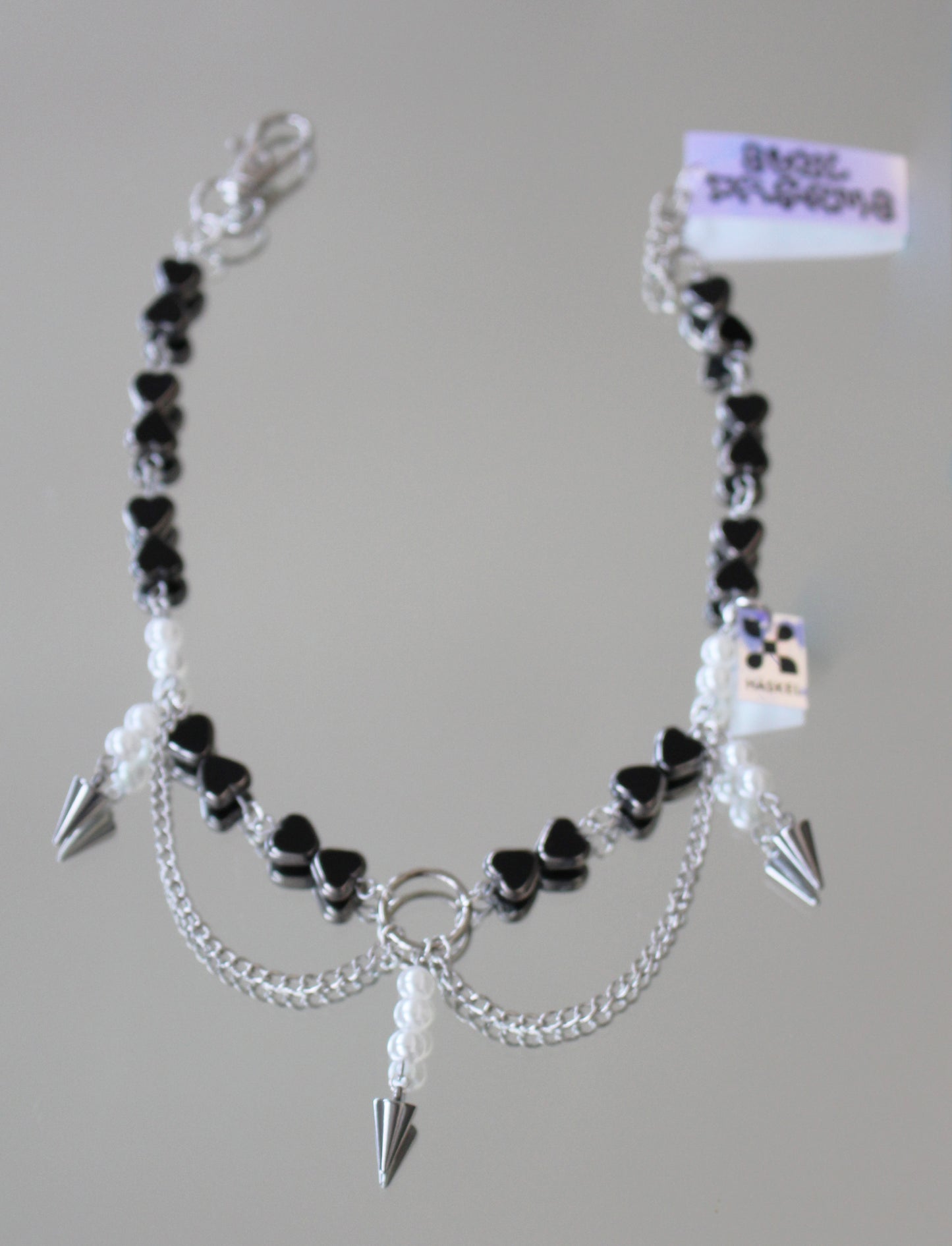 A AB BLACK 2 NECKLACE