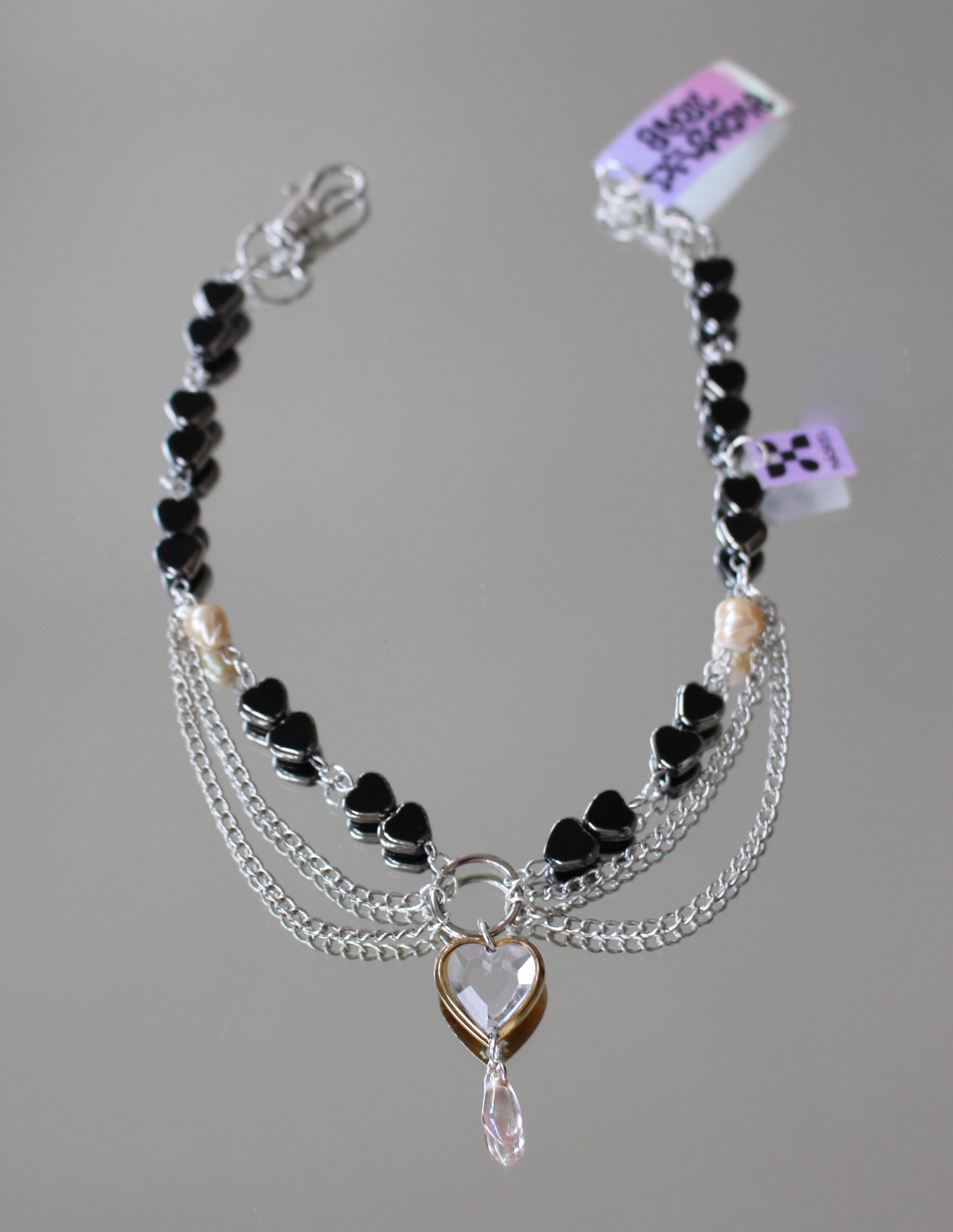 A AB AHEART NECKLACE