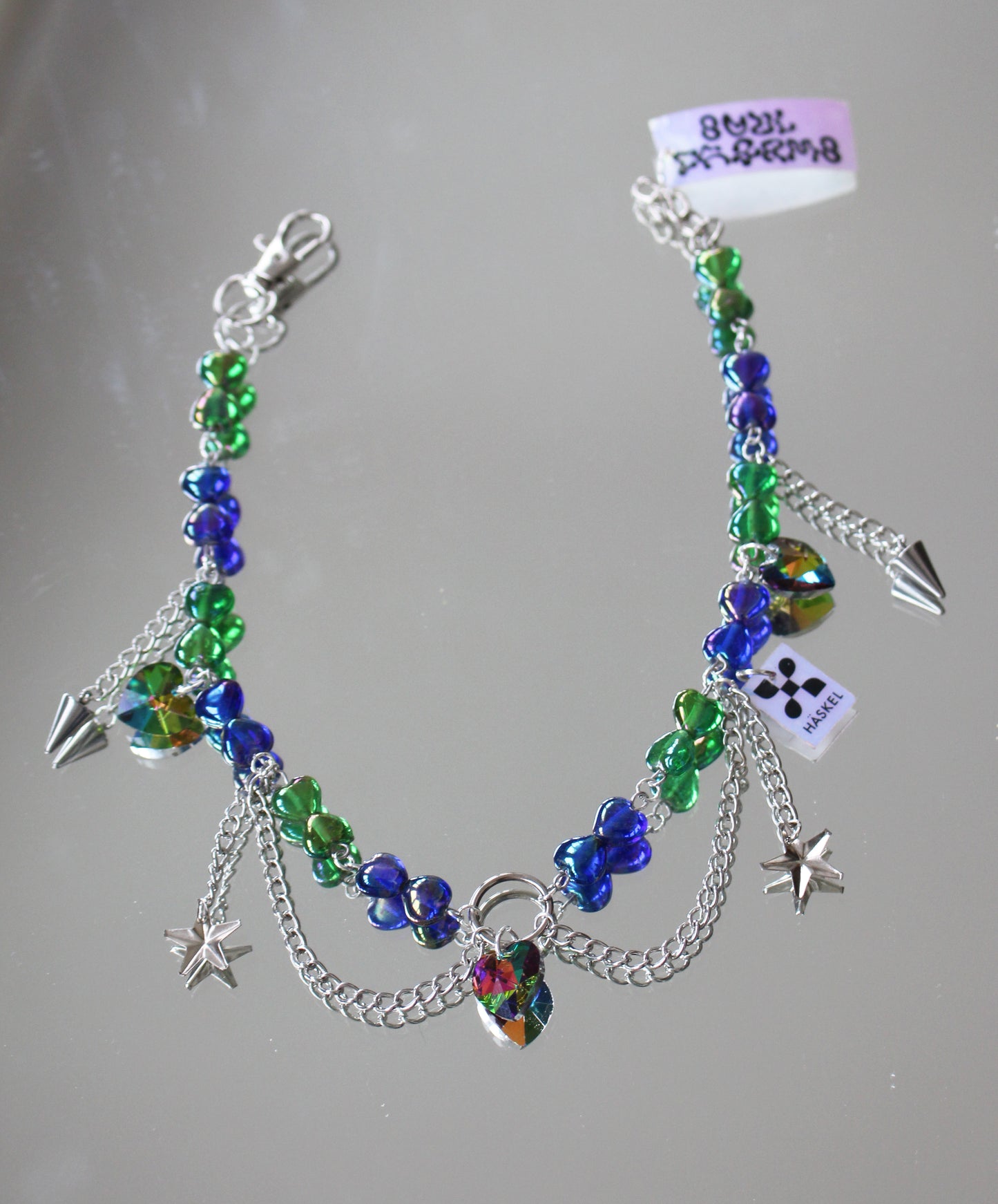 A AB BLUE OCEAN NECKLACE