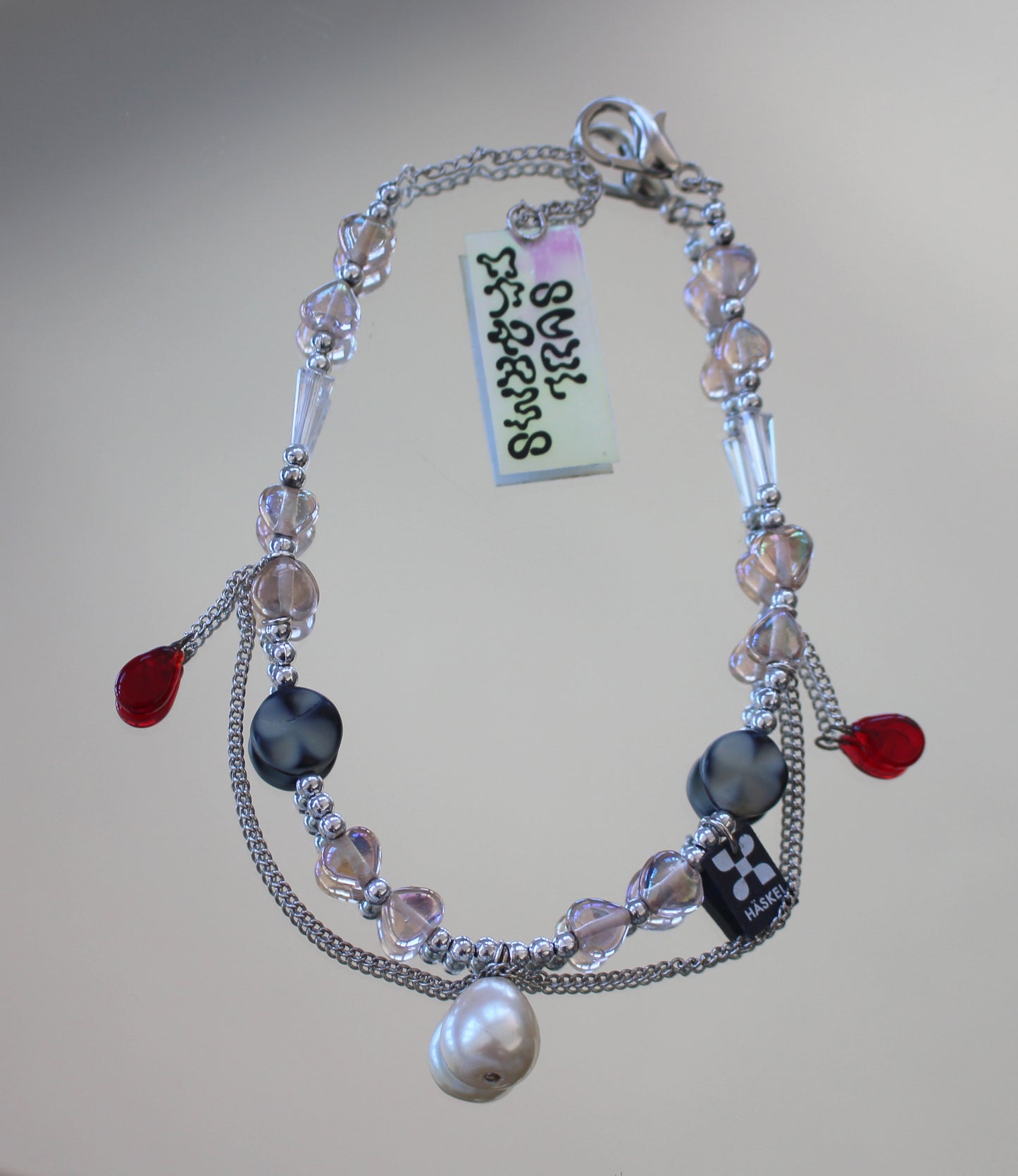 RED TEARS NECKLACE