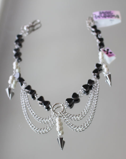 A AABB PANTHER TRIPLE PEARL CHOCKER II