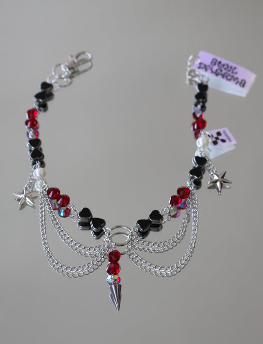 A AAB CSTAR RED NECKLACE