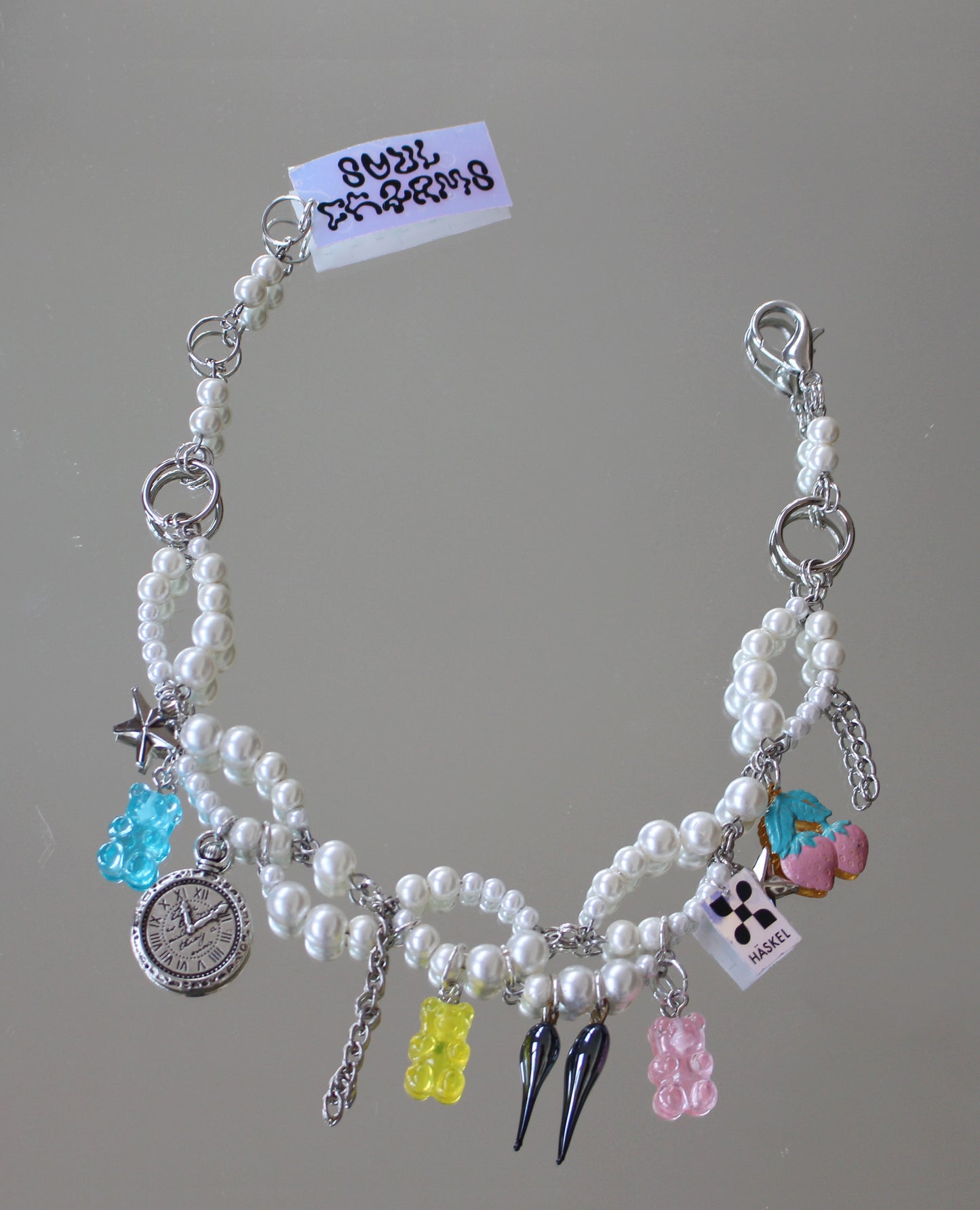 A AB BLANK CHERI NECKLACE