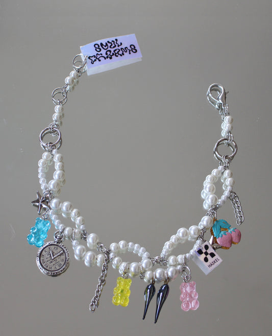 A AB BLANK CHERI NECKLACE