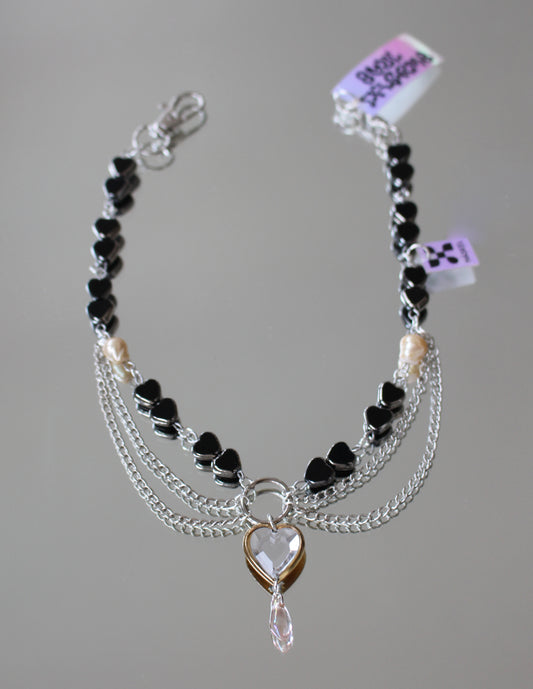 A AB AHEART NECKLACE