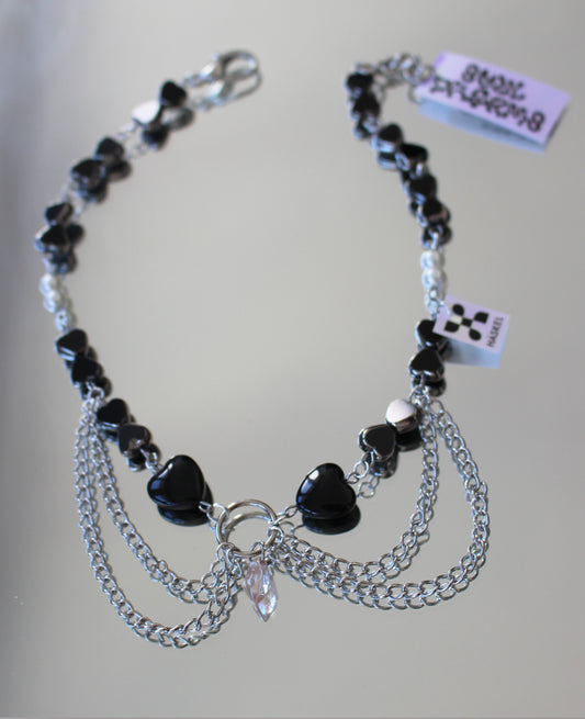 A ABB PANTHER HELL ROSE CHOCKER