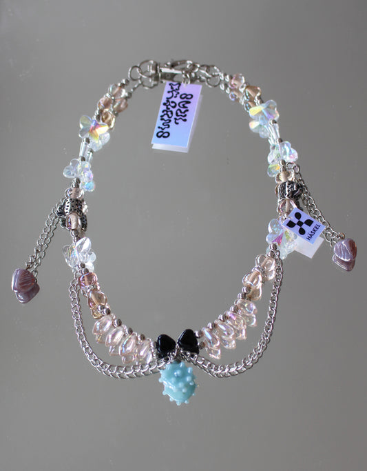 A BLACK SEEDS 06 NECKLACE