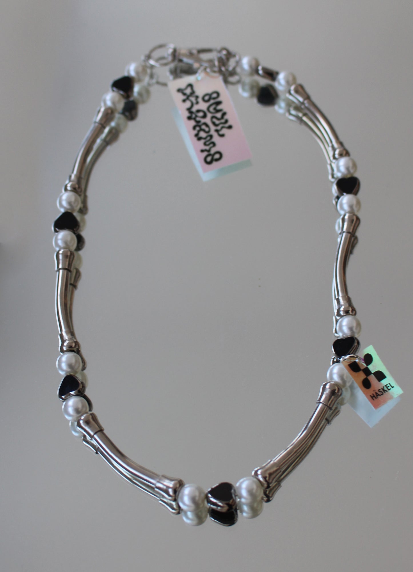 A AB ATUBE HEART BUNT Y2K NECKLACE