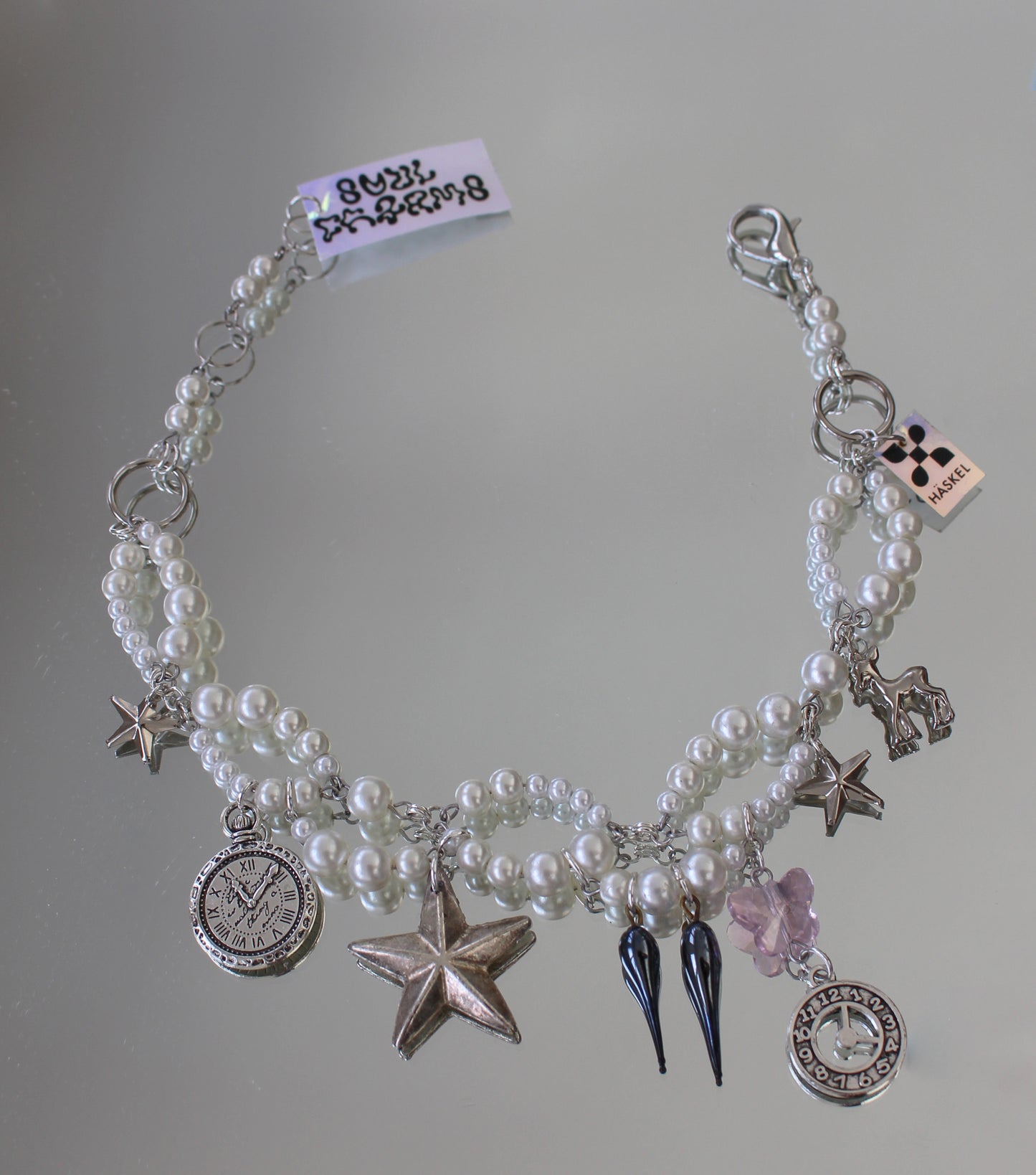 A AB BLANK STAR NECKLACE