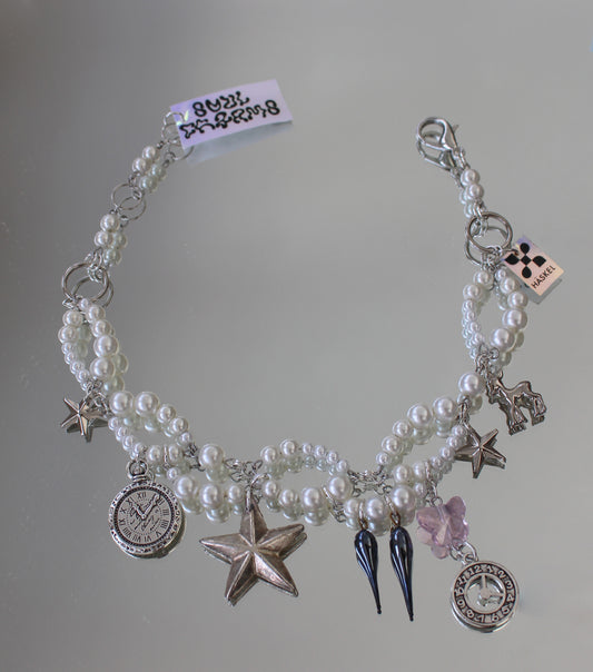 A AB BLANK STAR NECKLACE