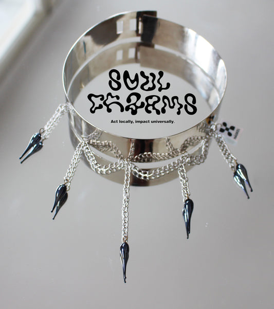 A ACHOCKER Y2K NECKLACE