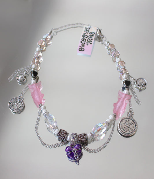 A CLOCK NOW NECKLACE