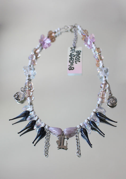A GOTHIC CLOCK NECKLACE