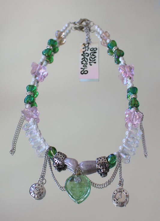 A THREE ARRIMA LEOPARD NECKLACE