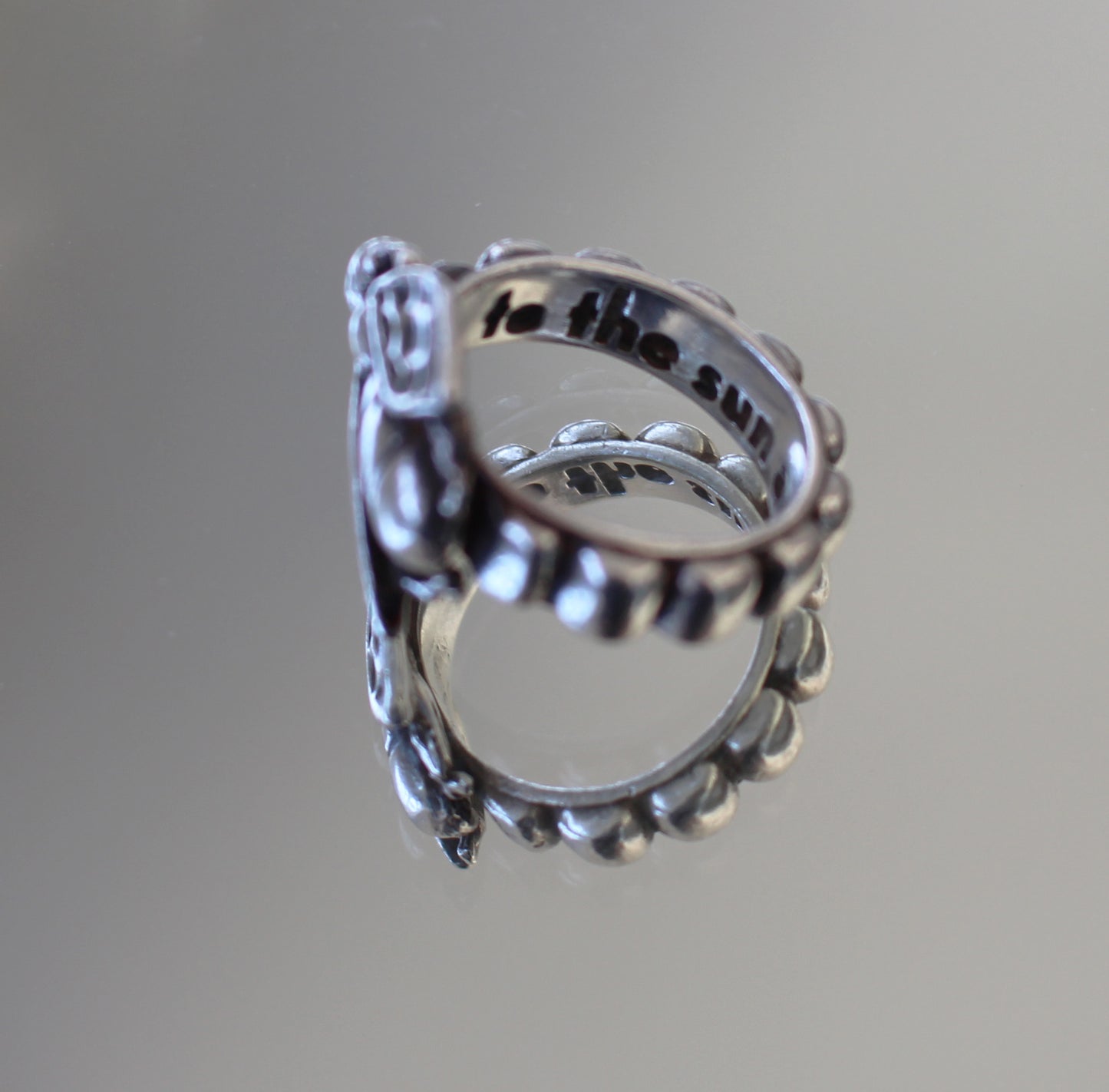 A ASILVER BEE RING
