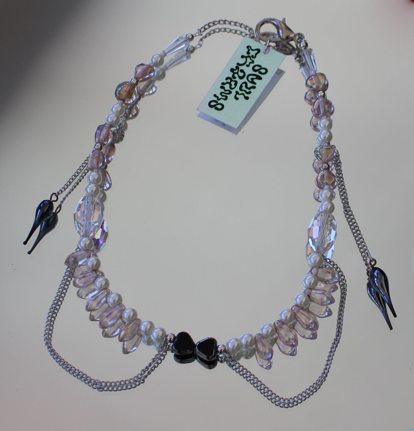 A BIROSE LOVE NECKLACE