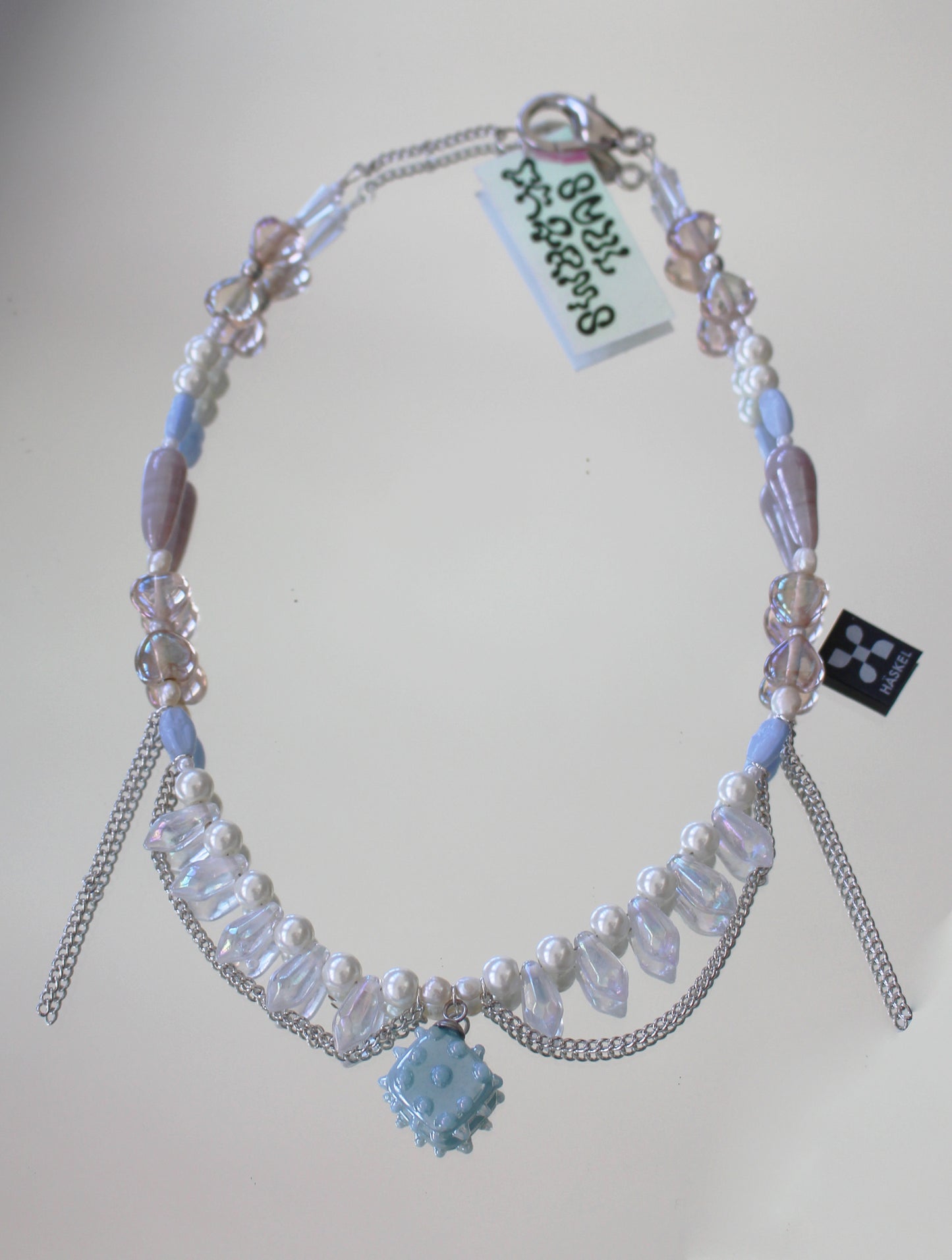 BLUE RAION NECKLACE