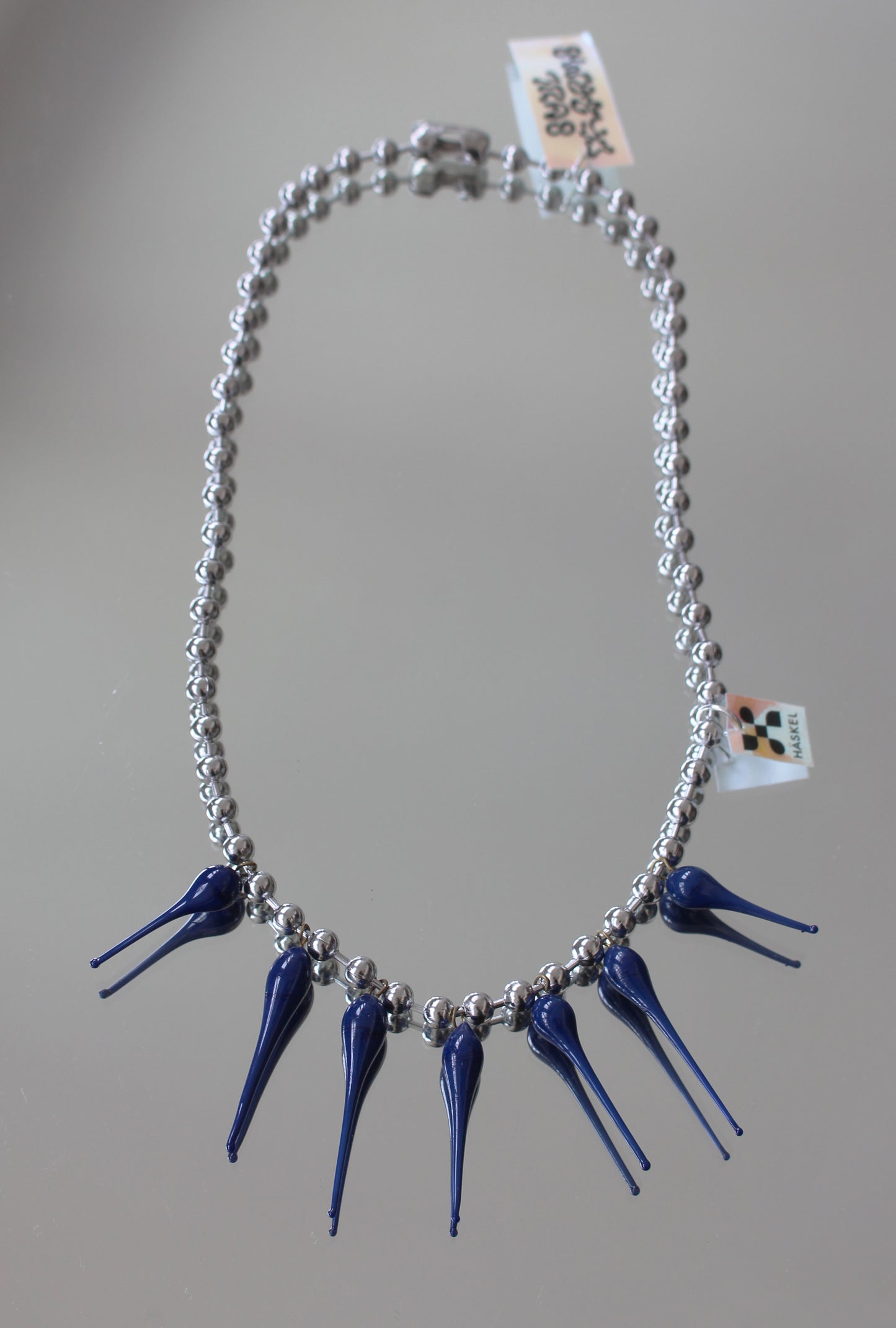 A AB ACHAIN BLUE TEARS NECKLACE