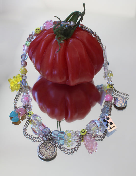A AB ACHARM CAKE NECKLACE