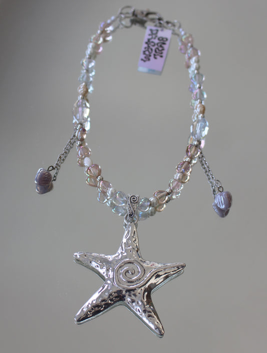 STAR GREY NECKLACE